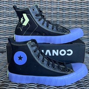 Converse Untitled Hi Black/Purple Sapphire MEN`S UNT1TL3D High Dramatic Night